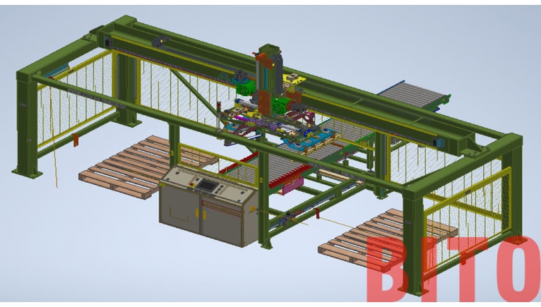 PVC Floor Automatic Palletizin